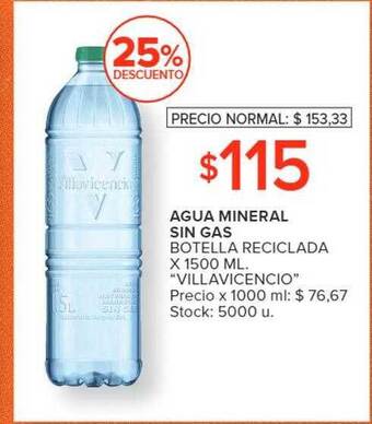 Carrefour Market Agua mineral sin gas oferta