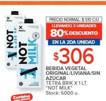 Carrefour Market Bebida vegetal original liviana sin azúcar tetra brik oferta