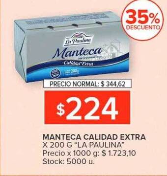 Carrefour Market Manteca calidad extra oferta