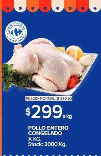 Carrefour Market Pollo entero congelado oferta