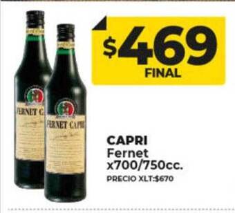 Supermayorista Vital Capri fernet oferta