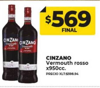 Supermayorista Vital Cinzano vermouth rosso oferta