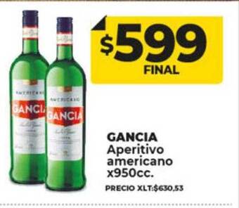 Supermayorista Vital Gancia aperitivo americano oferta