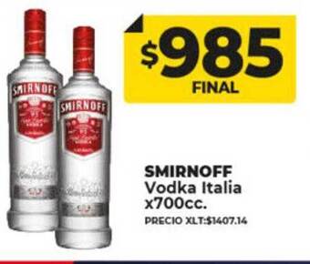 Supermayorista Vital Smirnoff vodka italia oferta
