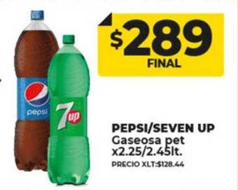 Supermayorista Vital Pepsi seven up gaseosa oferta