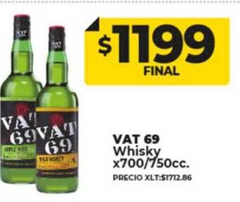 Supermayorista Vital Vat 69 whisky oferta