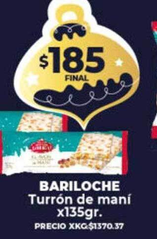 Supermayorista Vital Bariloche turrón de maní oferta
