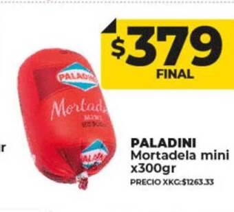 Supermayorista Vital Paladini mortadela mini oferta