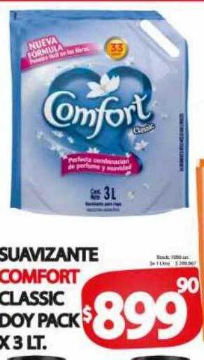 Suavizante comfort classic doy pack