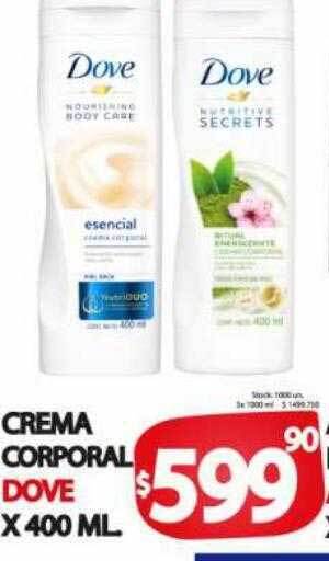 Supermercados Becerra Crema corporal dove oferta