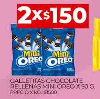 Supermercados DIA Galletitas chocolate rellenas mini oreo oferta