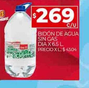 Supermercados DIA Bidón de agua sin gas dia oferta