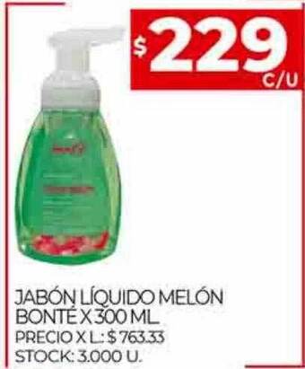Supermercados DIA Jabón líquido melón bonté oferta