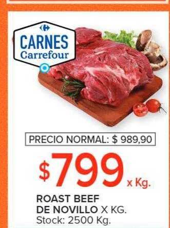Carrefour Market Roast beef de novillo oferta