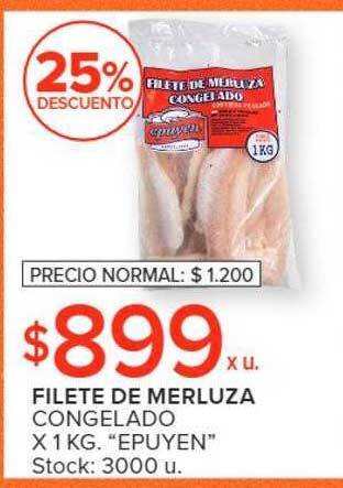 Carrefour Market Filete de merluza congelado oferta