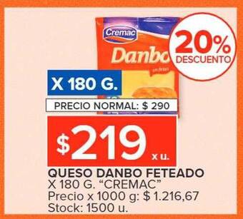 Carrefour Market Queso danbo feteado oferta