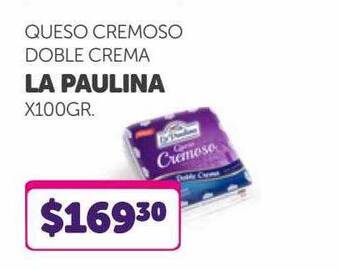 La Gallega Supermercados Queso cremoso doble crema la paulina oferta