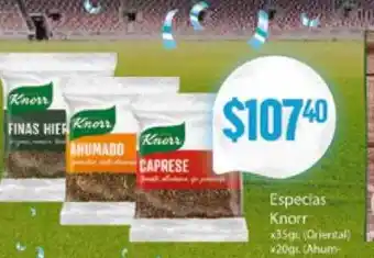 La Gallega Supermercados Especias knorr oferta