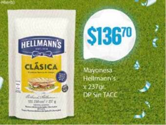 La Gallega Supermercados Mayonesa hellmann's oferta