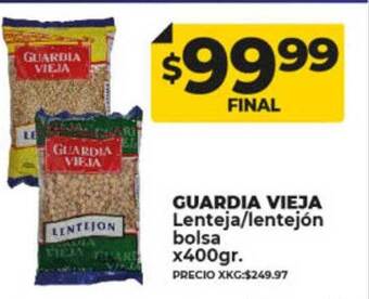 Supermayorista Vital Guardia vieja lenteja lentejón bolsa oferta