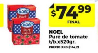 Supermayorista Vital Noel puré de tomate t b oferta