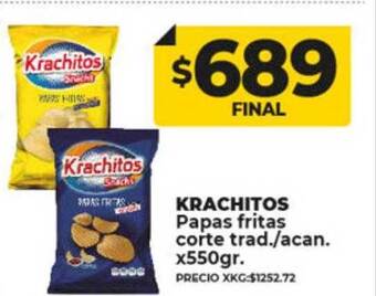 Supermayorista Vital Krachitos papas fritas corte trad acan oferta