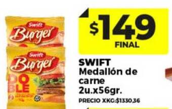 Supermayorista Vital Swift medallón de carne oferta