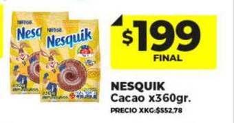 Supermayorista Vital Nesquik cacao oferta