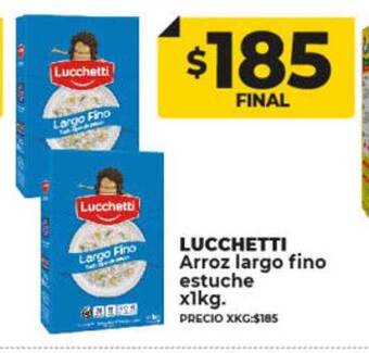 Supermayorista Vital Lucchetti arroz largo fino estuche oferta