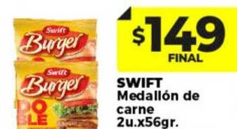 Supermayorista Vital Swift medallón de carne oferta
