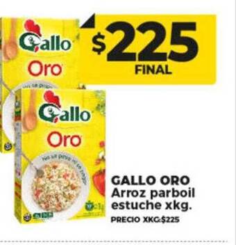 Supermayorista Vital Gallo oro arroz parboil estuche oferta