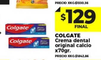 Supermayorista Vital Colgate crema dental original calcio oferta
