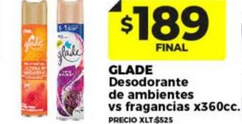 Supermayorista Vital Glade desodorante de ambientes vs fragancias oferta