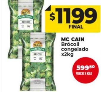 Supermayorista Vital Mc cain brócoli congelado oferta
