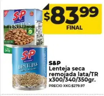 Supermayorista Vital S&p lentja seca remojada lata tr oferta