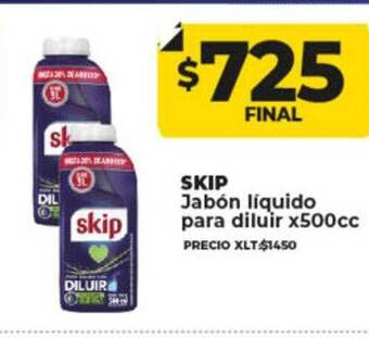 Supermayorista Vital Skip jabón líquido para diluir oferta