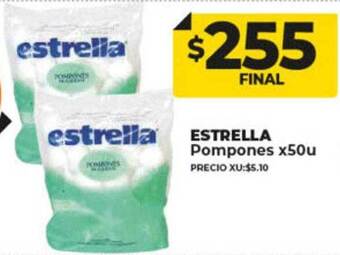 Supermayorista Vital Estrella pompones oferta