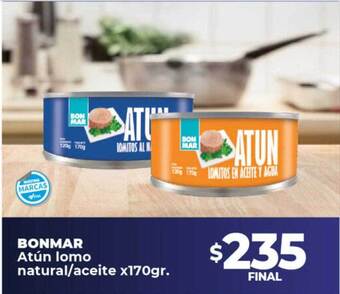 Supermayorista Vital Bonmar atún lomo natural aceite oferta