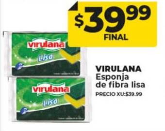 Supermayorista Vital Virulana esponja de fibra lisa oferta