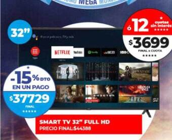 Supermayorista Vital Smart tv 32 oferta