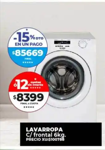 Supermayorista Vital Lavarropa c frontal oferta