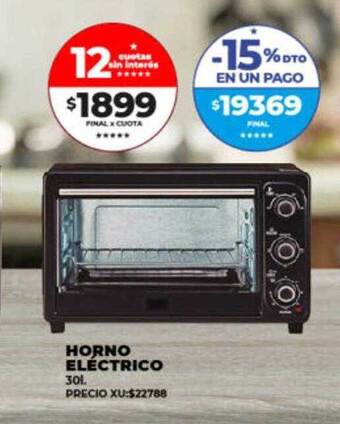 Supermayorista Vital Horno eléctrico oferta
