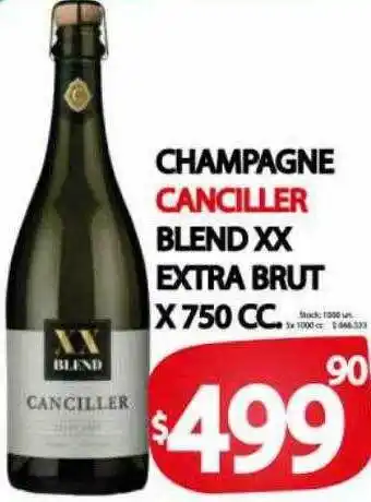 Supermercados Becerra Champagne canciller blend xx extra brut oferta