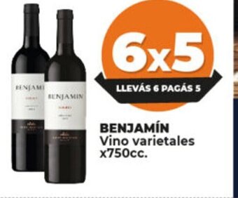 Supermayorista Vital Benjamín Vino varietales oferta