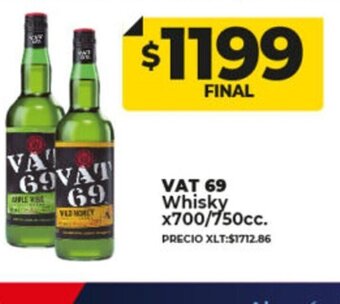 Supermayorista Vital VAT 69 Whisky oferta