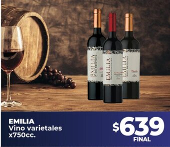 Supermayorista Vital Emilia Vino Varietales oferta