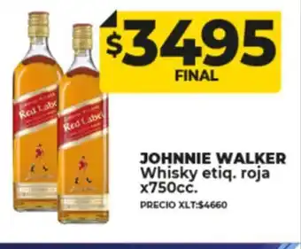 Supermayorista Vital Johnnie Walker Whisky oferta