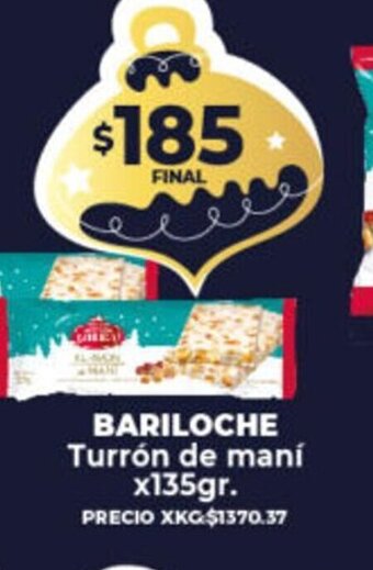 Supermayorista Vital Bariloche Turrón de maní oferta