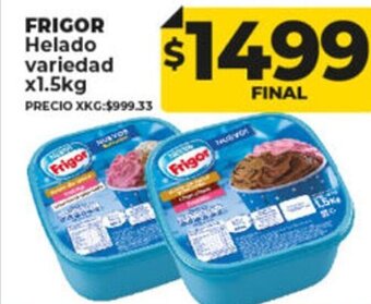 Supermayorista Vital Frigor Helado variedad oferta