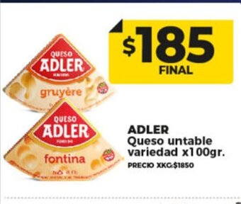 Supermayorista Vital Adler Queso untable oferta
